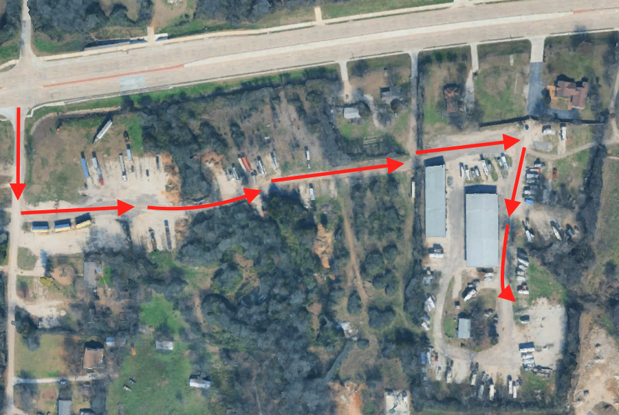 Texas 380 Trailer Parking